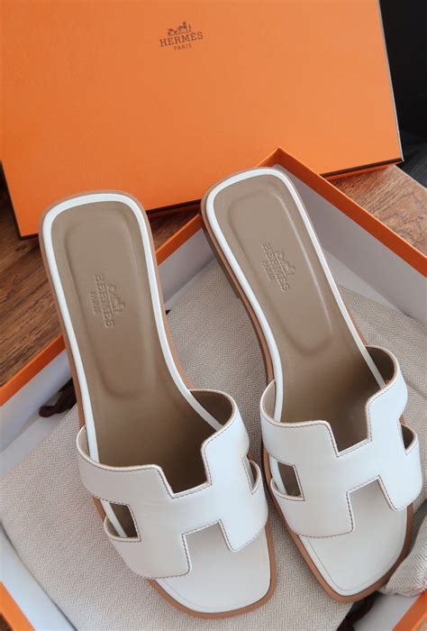 white hermes flat sandals|hermes sandals with ankle strap.